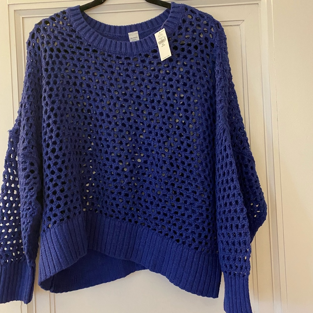 NWT old navy brand xxl petite size blue sweater